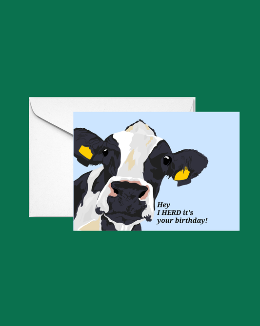 I HERD it’s your birthday card