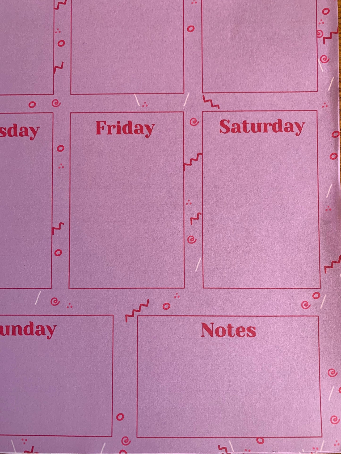 Weekly Planner