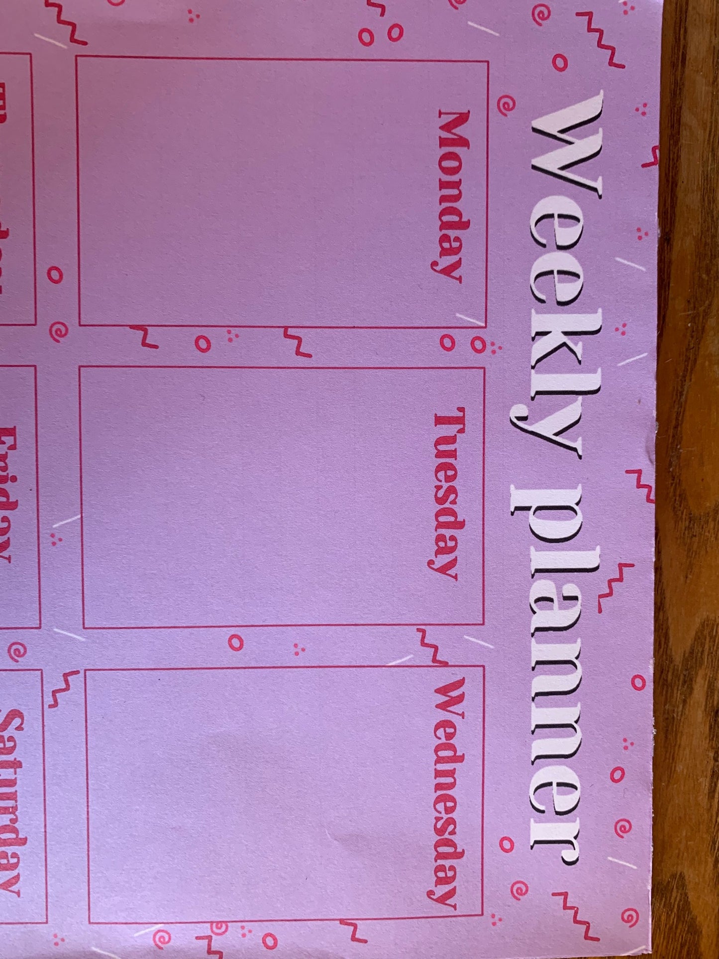 Weekly Planner